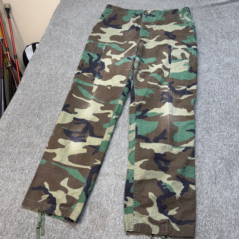 Propper Mens Woodland Camo Cargo Pants Ripstop Tactical Military BDU 35x31